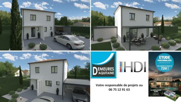 Maison CLE EN MAIN 85m2 RE2020 à Belin Béliet 33830