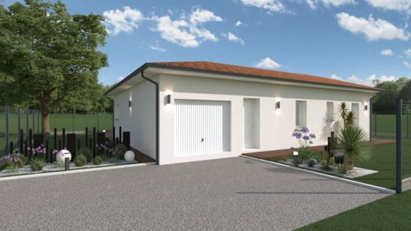 Maison neuve 90 m² avec 720m² de terrain à EUGENIE LES BAINS