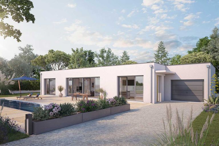 Maison contemporaine 120 m² avec garage à Cestas, proche des écoles et transports